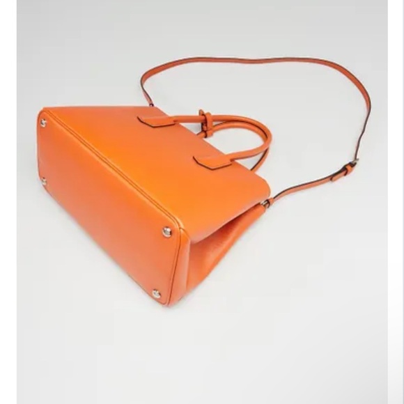 Prada Saffiano Cuir Leather Twin Tote large Bag - Picture 4 of 11